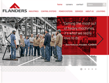 Tablet Screenshot of flandersinc.com